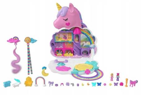 LALKA POLLY POCKET JEDNOROŻEC SALON PIĘKNOŚCI HKV51