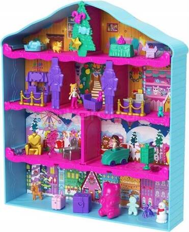 LALKA POLLY POCKET KALENDARZ ADWENTOWY 2024 24 niespodzianki HWP33