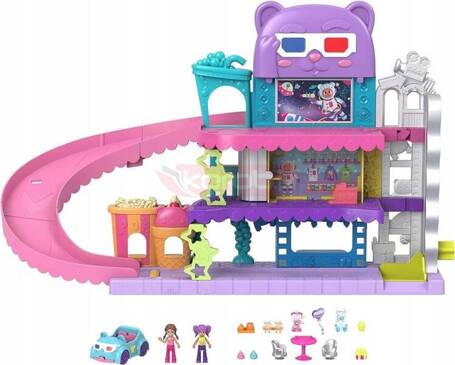 LALKA POLLY POCKET KINO SAMOCHODOWE zestaw do zabawy HPV39