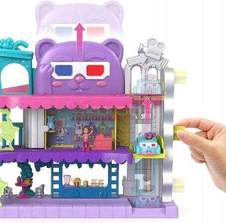 LALKA POLLY POCKET KINO SAMOCHODOWE zestaw do zabawy HPV39