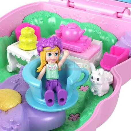 LALKA POLLY POCKET KRÓLICZKOWA HERBATKA zestaw do zabawy dla dzieci +4 lata JCR40