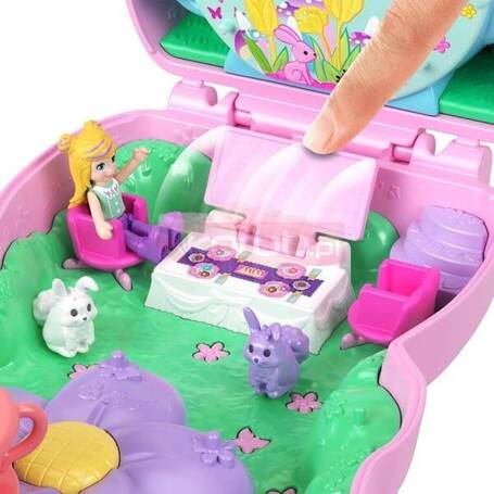 LALKA POLLY POCKET KRÓLICZKOWA HERBATKA zestaw do zabawy dla dzieci +4 lata JCR40