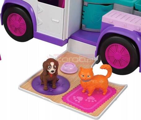 LALKA POLLY POCKET MOBILNY WETERYNARZ KARETKA zestaw do zabawy GFR04