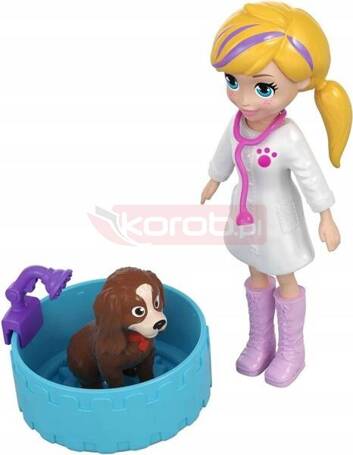 LALKA POLLY POCKET MOBILNY WETERYNARZ KARETKA zestaw do zabawy GFR04