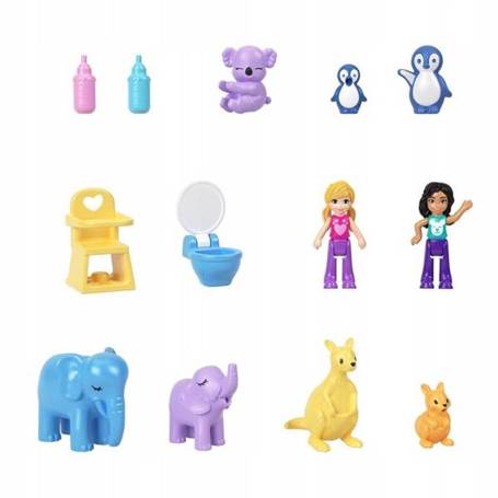 LALKA POLLY POCKET TOREBKA KANGUREK zestaw zabawy HKV50