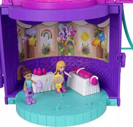 LALKA POLLY POCKET TORT URODZINOWY Z JEDNOROŻCEM zestaw do zabawy +4 lata HHJ11