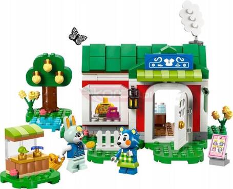 LEGO ANIMAL CROSSING 77055 ABLE SISTERS I SKLEP , zestaw klocków dla dzieci