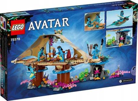 LEGO AVATAR 75578 DOM NA RAFIE KLANU METKAYINA