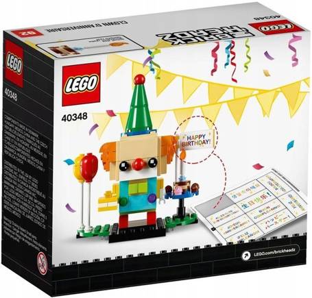 LEGO Brick Headz 40348 Clown