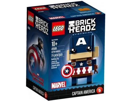 LEGO BrickHeadz 41589 Kapitan Ameryka