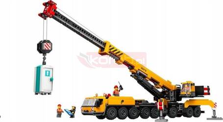 LEGO CITY 60409 ŻÓŁTY RUCHOMY ŻURAW zestaw klocków dla dzieci 9+