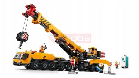 LEGO CITY 60409 ŻÓŁTY RUCHOMY ŻURAW zestaw klocków dla dzieci 9+