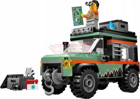 LEGO CITY 60447 Górska ciężarówka terenowa 4x4, zestaw klocków +6 lat