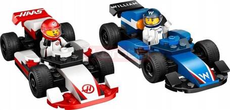 LEGO CITY 60464 F1 Bolidy Williams Racing i Haas F1, zestaw klocków +4 lata