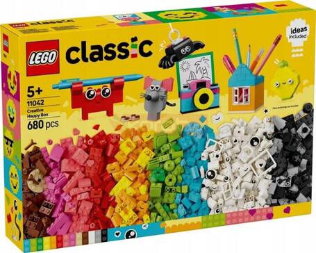 LEGO CLASSIC 11042 Kreatywna skrzynka szczęścia, zestaw dla dzieci +5 lat