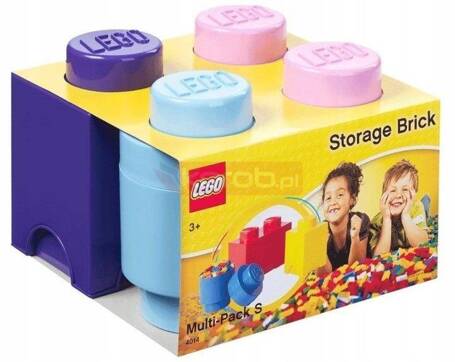 LEGO CLASSIC STORAGE BRICK 40140008 zestaw 3 pastelowych pojemników