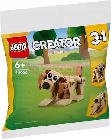 LEGO CREATOR 3W1 30666 PREZENTOWE ZWIERZĄTKA PIESEK POLYBAG