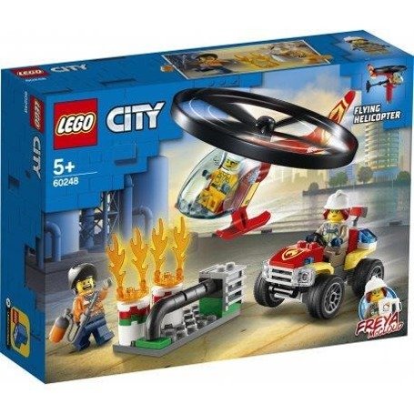 LEGO City 60248 Helikopter strażacki leci na ratunek