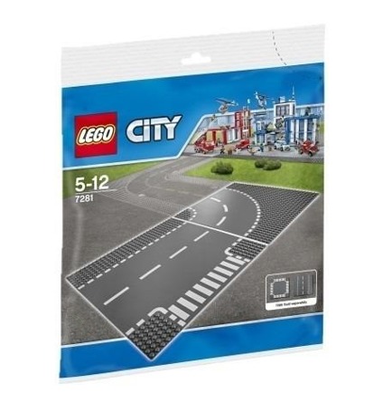 LEGO City 7281 Skrzyżowanie i zakręt