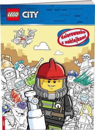 LEGO City. Kolorowanka z naklejkami