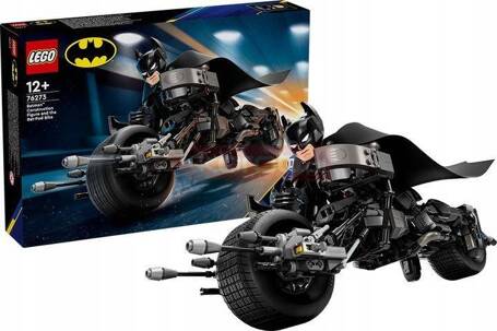 LEGO DC BATMAN 76273 FIGURKA BATMANA DO ZBUDOWANIA I BATCYKL batpod