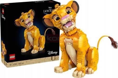 LEGO DISNEY 43247 KRÓL LEW MŁODY SIMBA zestaw klocków kolekcjonerski