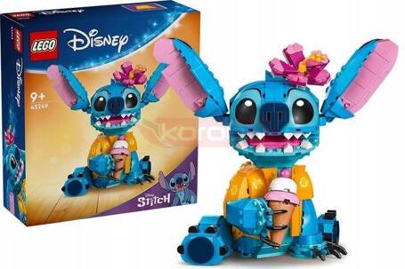 LEGO DISNEY 43249 STITCH zestaw klocków dla dzieci 9+