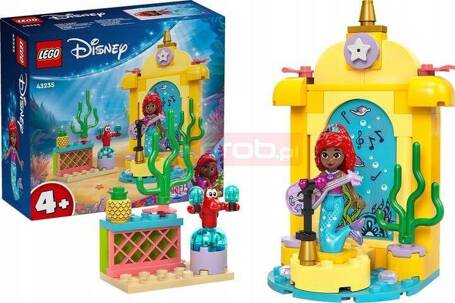 LEGO DISNEY PRINCESS 43235 SCENA MUZYCZNA ARIELKI zestaw klocków dla dziec