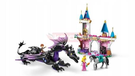 LEGO DISNEY PRINCESS 43240 DIABOLINA JAKO SMOK zestaw klocków dla dzieci 7+