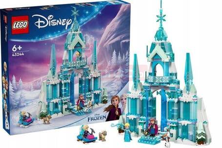 LEGO DISNEY PRINCESS 43244 LODOWY PAŁAC ELZY FROZEN KRAINA LODU zestaw kloc