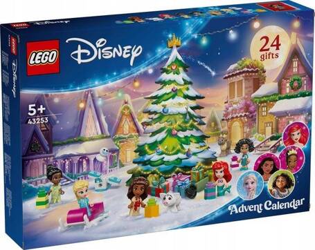 LEGO DISNEY PRINCESS 43253 KALENDARZ ADWENTOWY NA ROK 2024