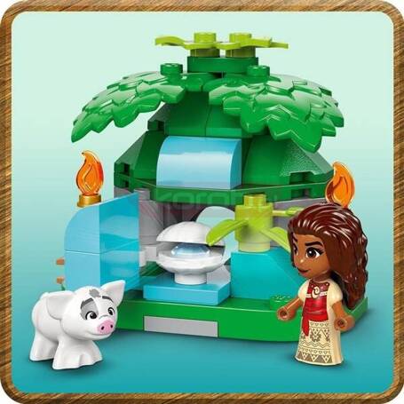 LEGO DISNEY PRINCESS 43260 Zabawy Vaiany na wyspie, zestaw klocków +5 lat