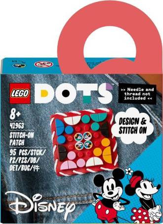 LEGO DOTS 41963 Myszka Miki i Myszka Minnie naszywka