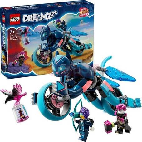 LEGO DREAMZZZ 71479 KOCI MOTOCYKL ZOEY zestaw klocków dla dzieci 7+