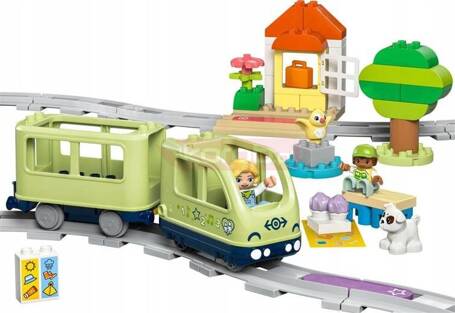 LEGO DUPLO 10427 Przygoda z interaktywnym pociągiem, zestaw klocków +2 lata