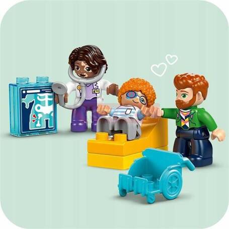 LEGO DUPLO 10449 Pierwszy raz: Wizyta u lekarza, zestaw klocków dla dzieci