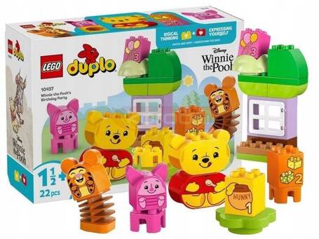 LEGO DUPLO 10457 PRZYJĘCIE URODZINOWE KUBUSIA PUCHATKA zestaw klocków +18m