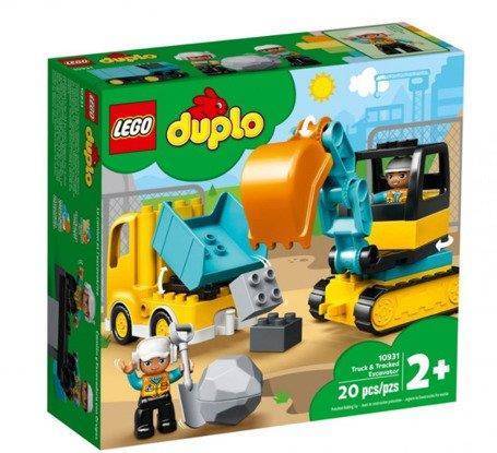 LEGO DUPLO 10931 Ciężarówka i koparka gąsienicowa