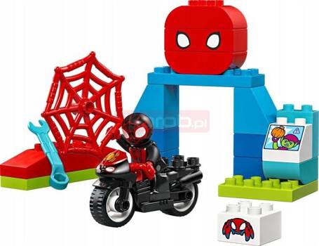 LEGO DUPLO SPIDER MAN 10424 MOTOCYKLOWE PRZYGODY SPINA klocki dla dzieci 2+