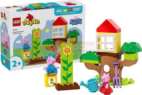 LEGO DUPLO ŚWINKA PEPPA 10431 OGRÓD I DOMEK NA DRZEWIE PEPPY zestaw klocków