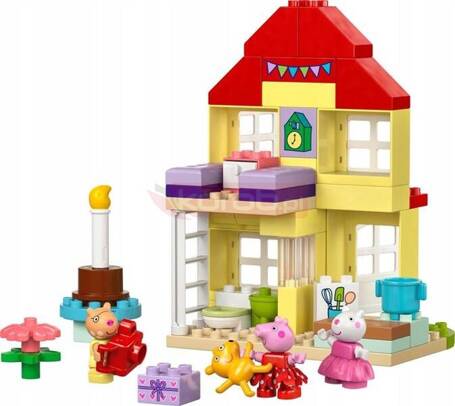 LEGO DUPLO ŚWINKA PEPPA 10433 URODZINOWY DOMEK PEPPY zestaw klocków