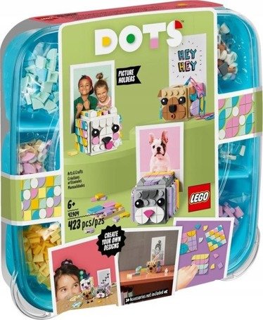 LEGO Dots 41904 Stojaki na zdjęcia z motywem zwierzęcym