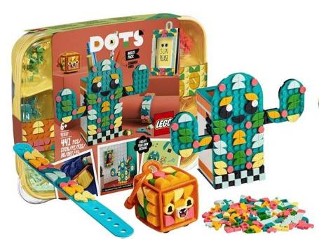 LEGO Dots 41937 LETNI WIELOPAK kaktus ramka bransoletka