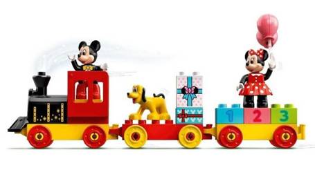 LEGO Duplo 10941 Urodzinowy pociąg myszek Miki i Minnie