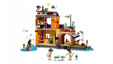 LEGO FRIENDS 42626 SPORTY WODNE NA OBOZIE KEMP zestaw klocków dla dzieci 7+