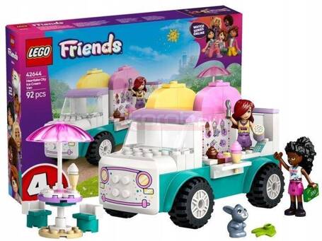 LEGO FRIENDS 42644 Furgonetka z lodami w mieście Heartlake, zestaw klocków