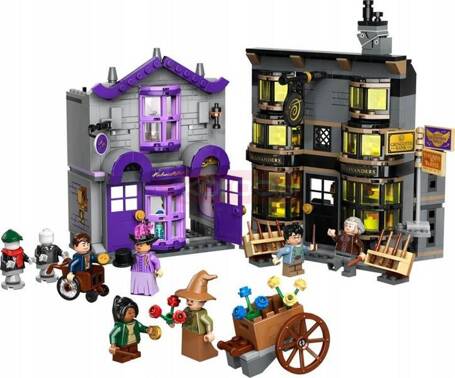 LEGO HARRY POTTER 76439 ULICA POKĄTNA SKLEPY OLLIVANDERA I MADAME MALKIN