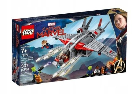 LEGO Heroes 76127 Kapitan Marvel i atak Skrullów