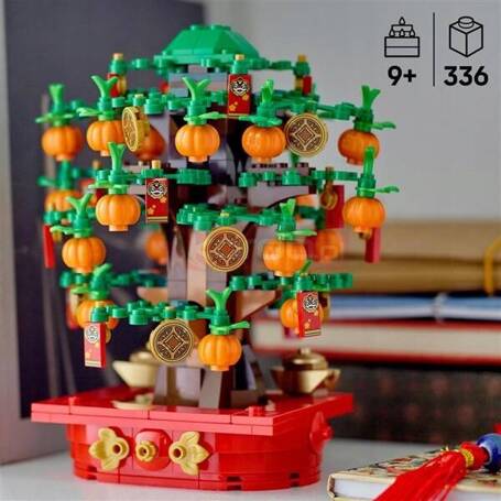 LEGO ICONIC 40648 Pachira zestaw klocków kwiaty, roślina szcęścia