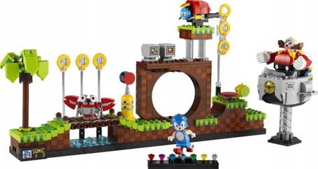 LEGO IDEAS 21331 SONIC THE HEDGEHOG GREEN HILL ZON